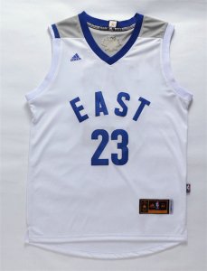 Maillot De Basket All Star 2016 NBA East LeBron James 23 Blanc